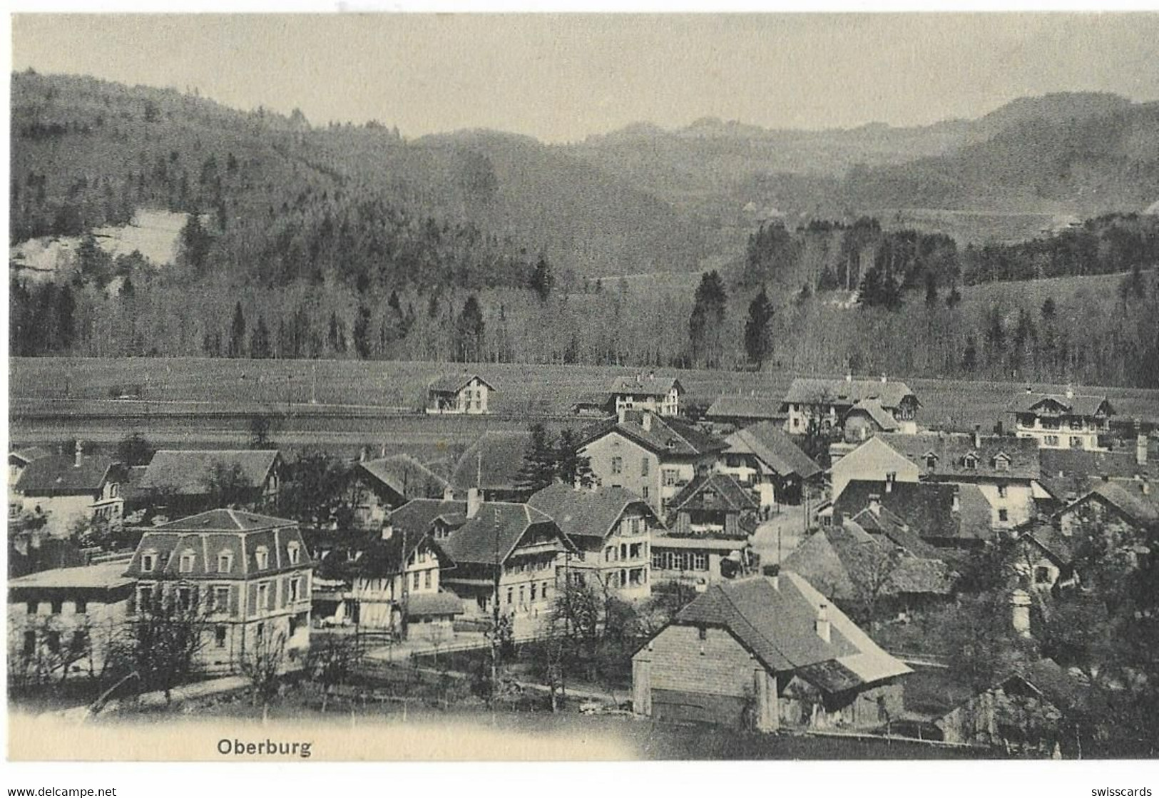 OBERBURG: Quartieransicht ~1910 - Oberburg