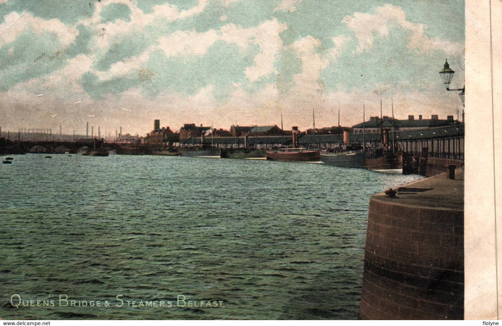 Belfast - Queen's Bridge And Steamers - Irlande Du Nord - Ulster - Royaume Uni - Belfast