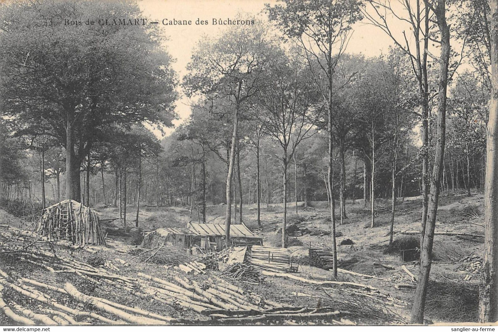 CPA 92 BOIS DE CLAMART / CABANE DE BUCHERONS - Clamart