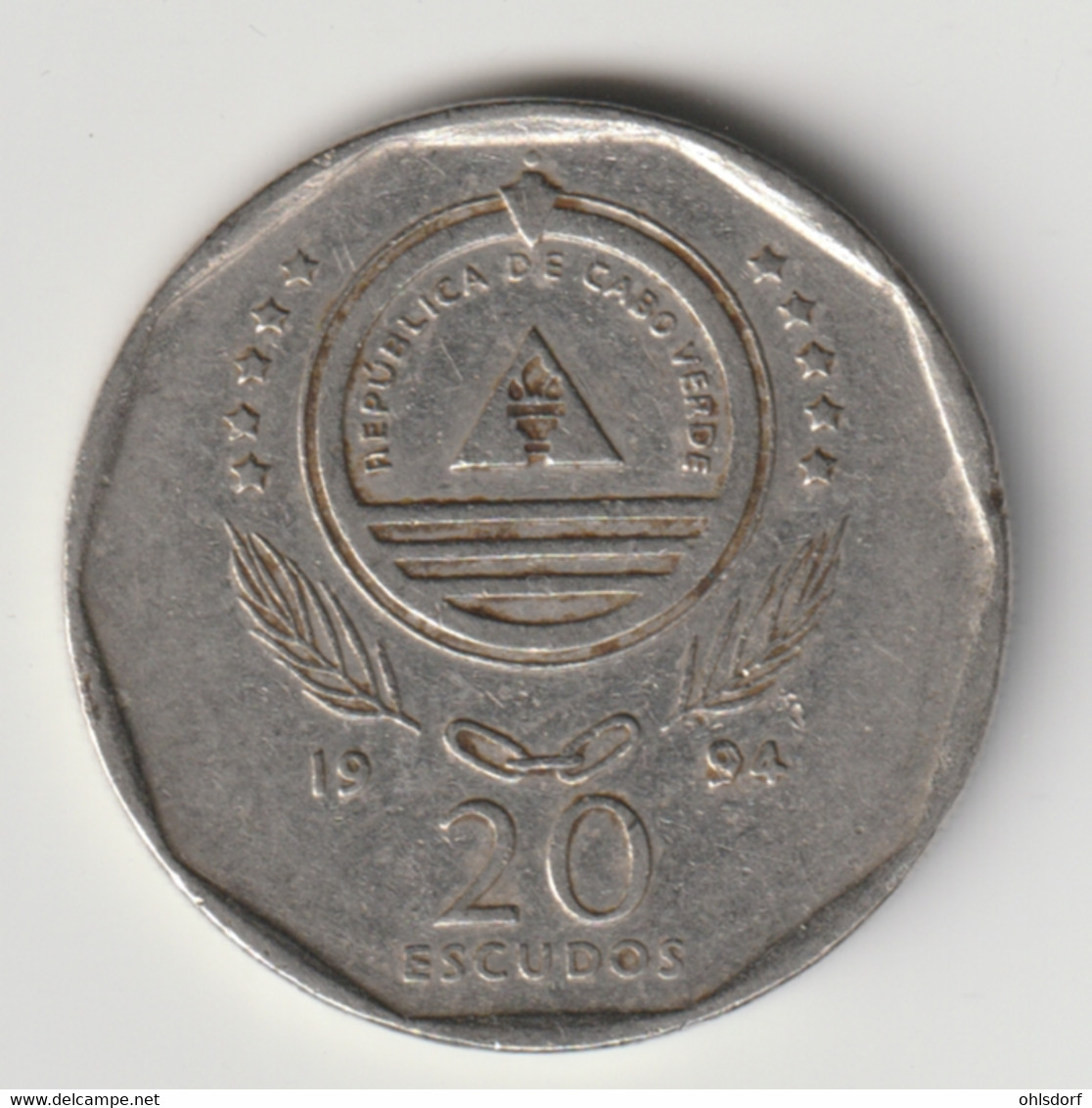 CABO VERDE 1994: 20 Escudos, KM 42 - Cap Vert