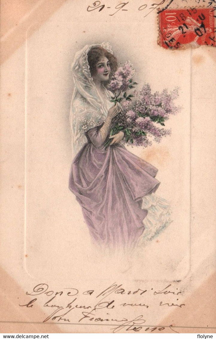 Viennoise - Cpa Illustrateur M M VIENNE N°276 - Femme Et Bouquet De Fleurs - Vienne