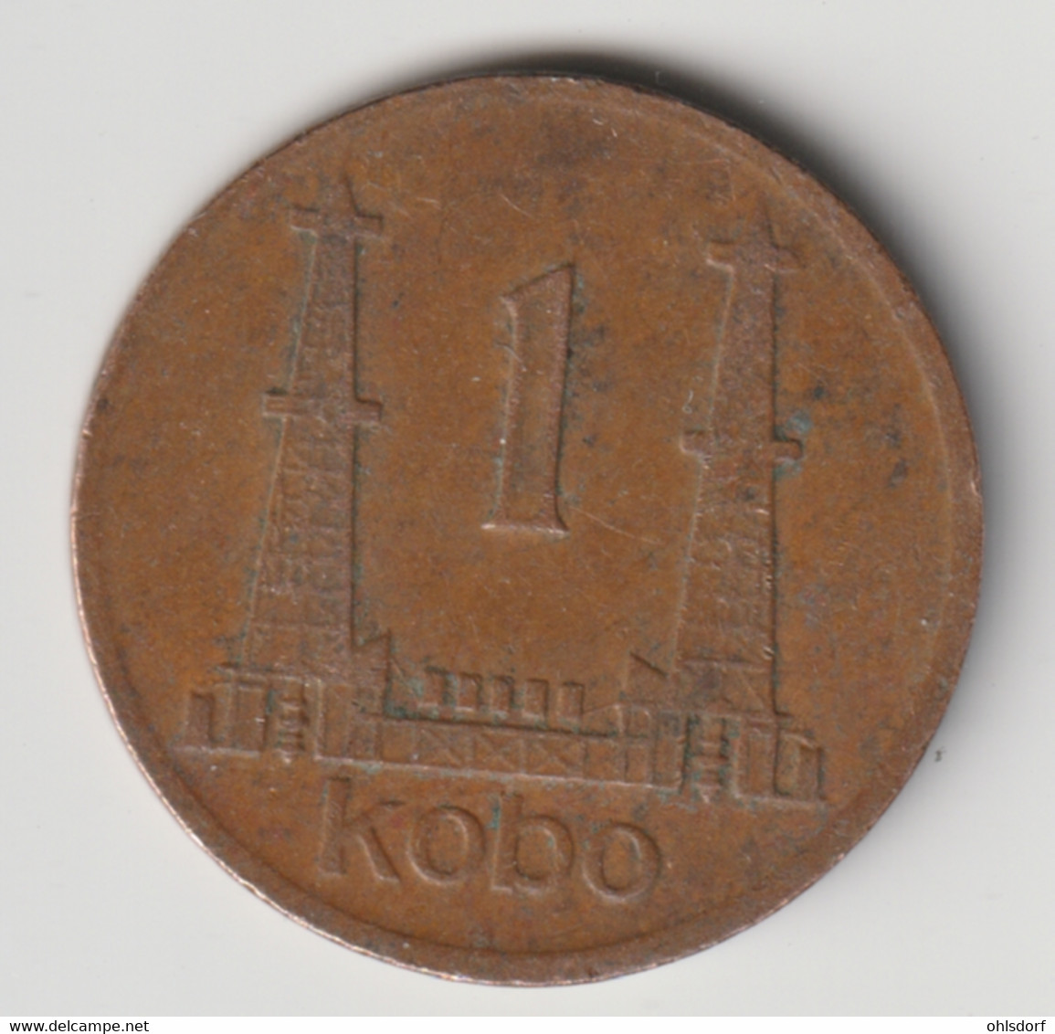 NIGERIA 1974: 1 Kobo, KM 8.1 - Nigeria