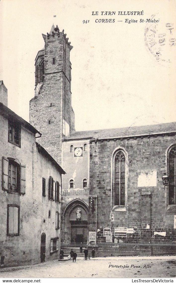 FRANCE - Cordes - Eglise St-Micbei - Le Tarn Illustré - Carte Postale Ancienne - Cordes