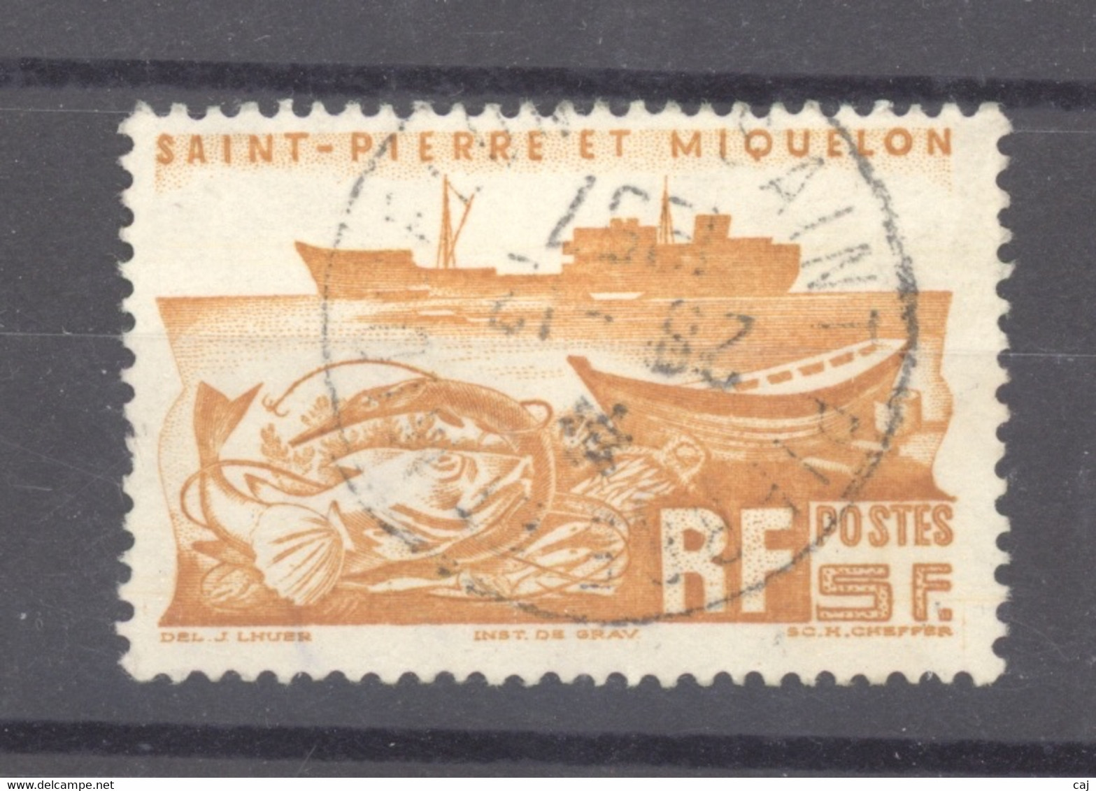 Saint Pierre Et Miquelon :  Yv  338  (o) - Gebraucht