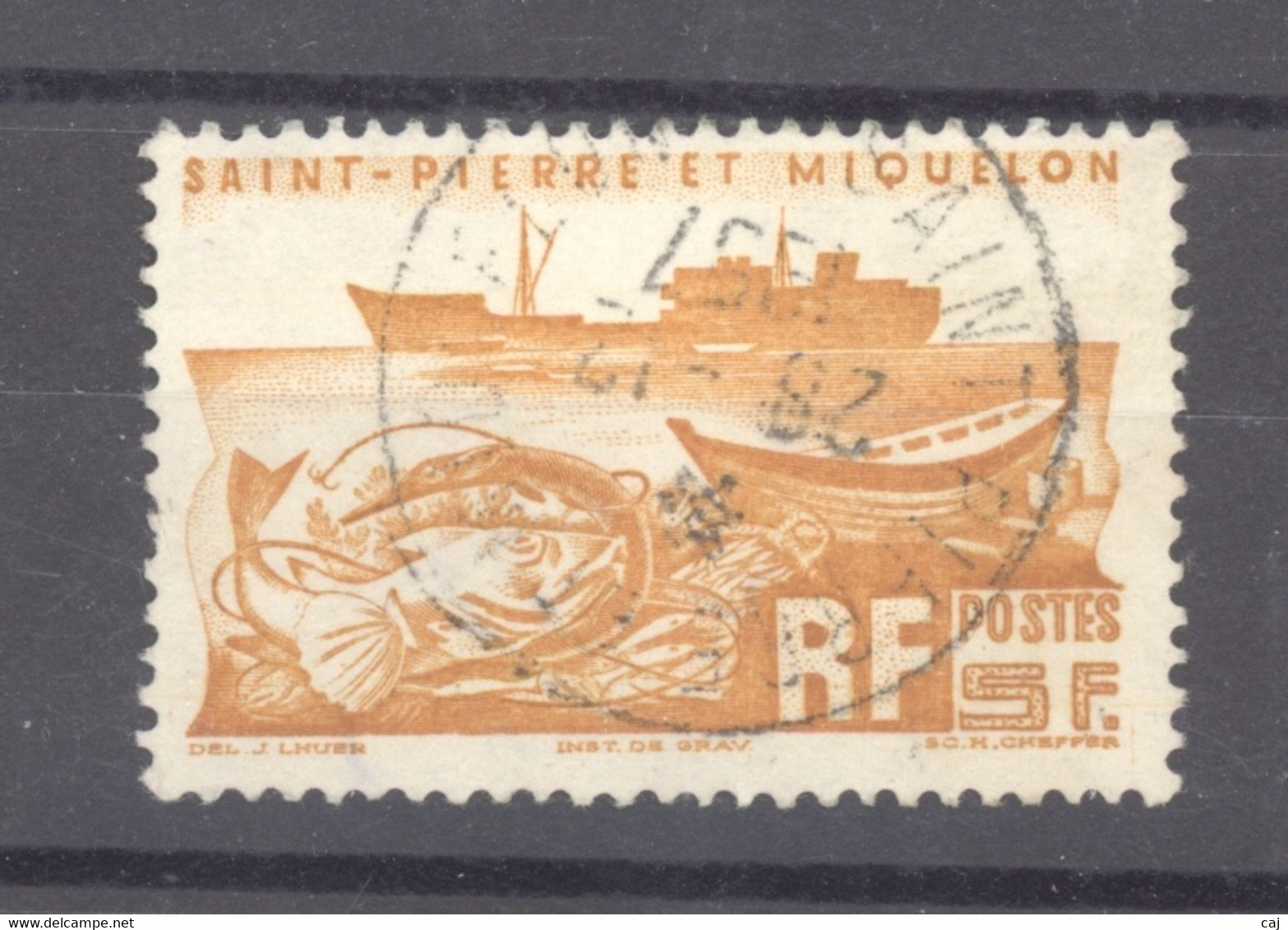 Saint Pierre Et Miquelon :  Yv  338  (o) - Oblitérés