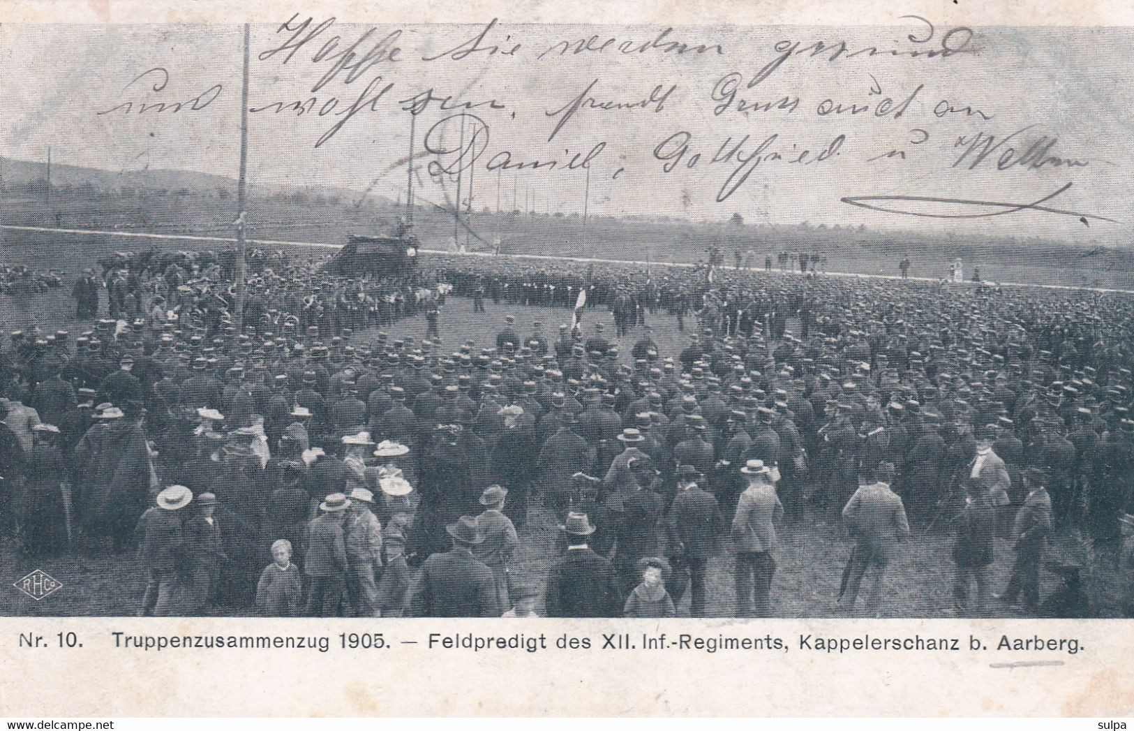 Kappelerschanz Bei Aarberg, Feldpredigt 1905 - Aarberg