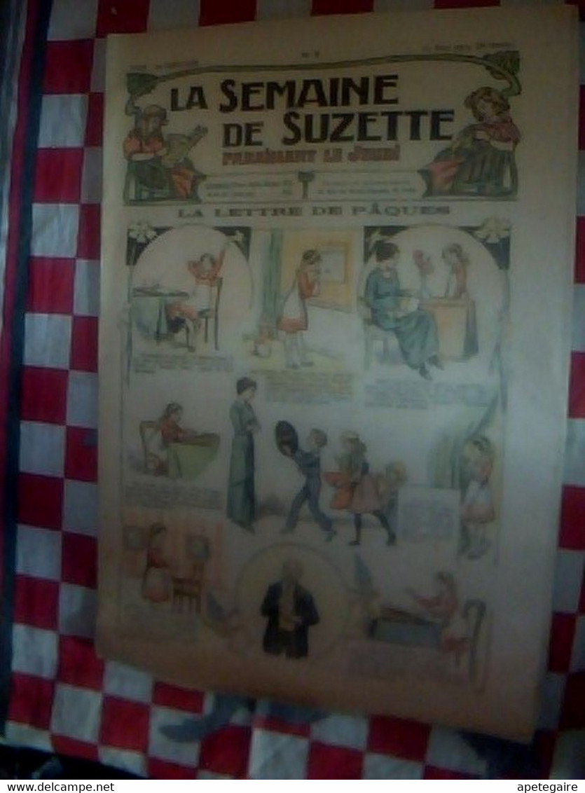 Magazine Periodique La Semaine De Suzette N°7 // 20 Mars 1913  Bécassine ... - La Semaine De Suzette