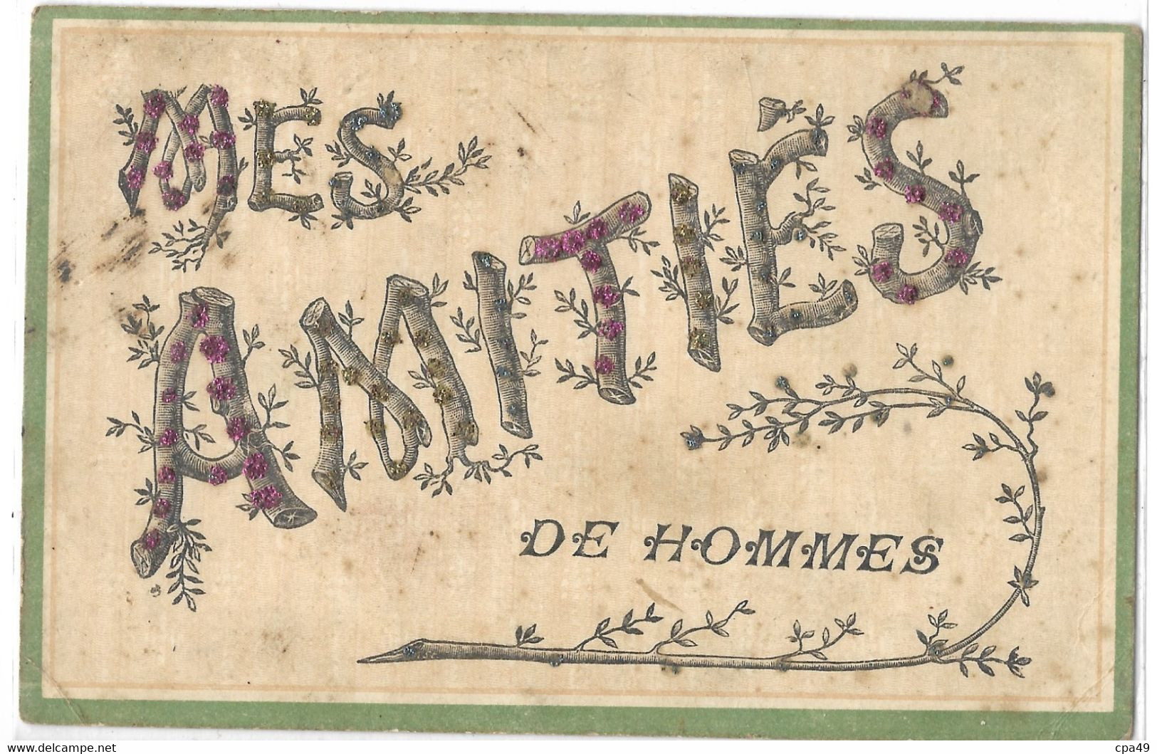 37   DE   HOMMES    MES  AMITIES - Other & Unclassified