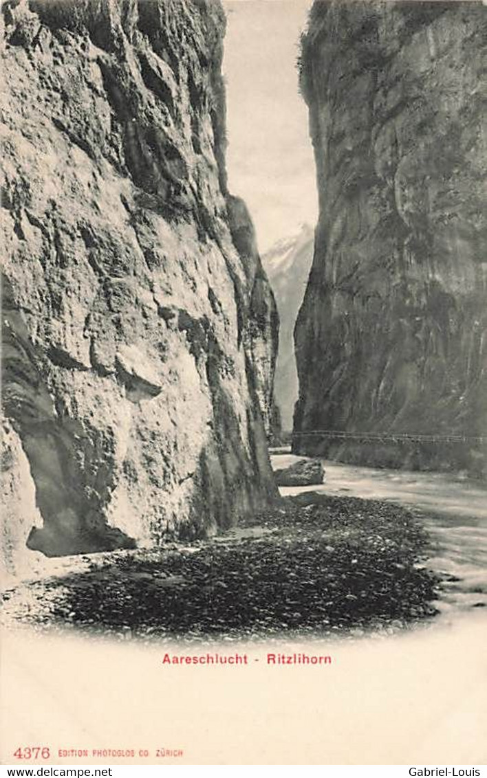 Aareschlucht Ritzlihorn  Meiringen - Meiringen