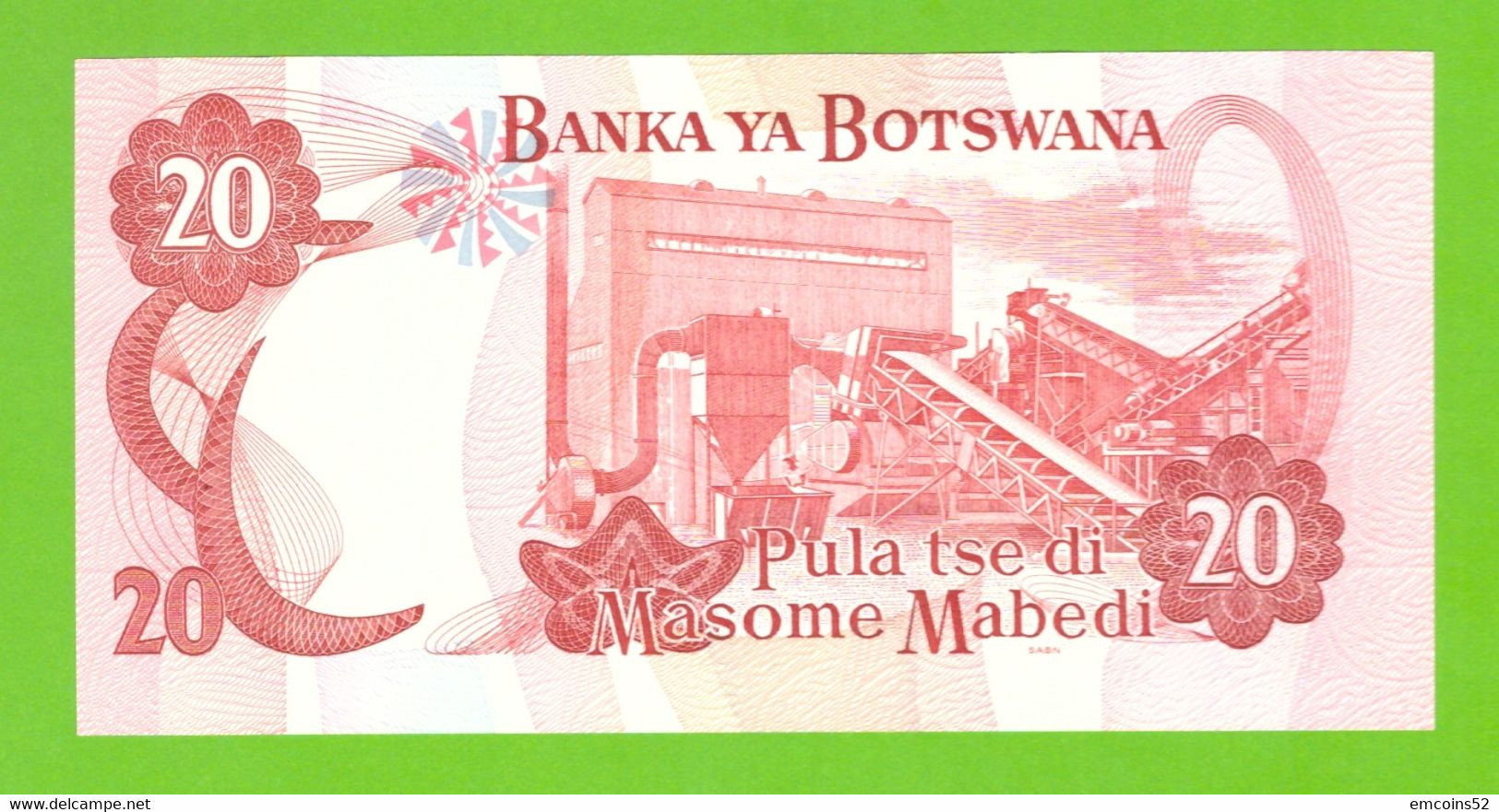 BOTSWANA 20 PULA 1999 P-21a UNC - Botswana