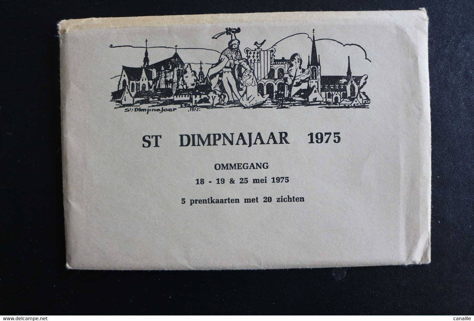 P-B 371 /  Anvers - Geel - 5 Prentkaarten Met 20 Zichten - St Dimpnajaar 1975 Ommegang - Geel