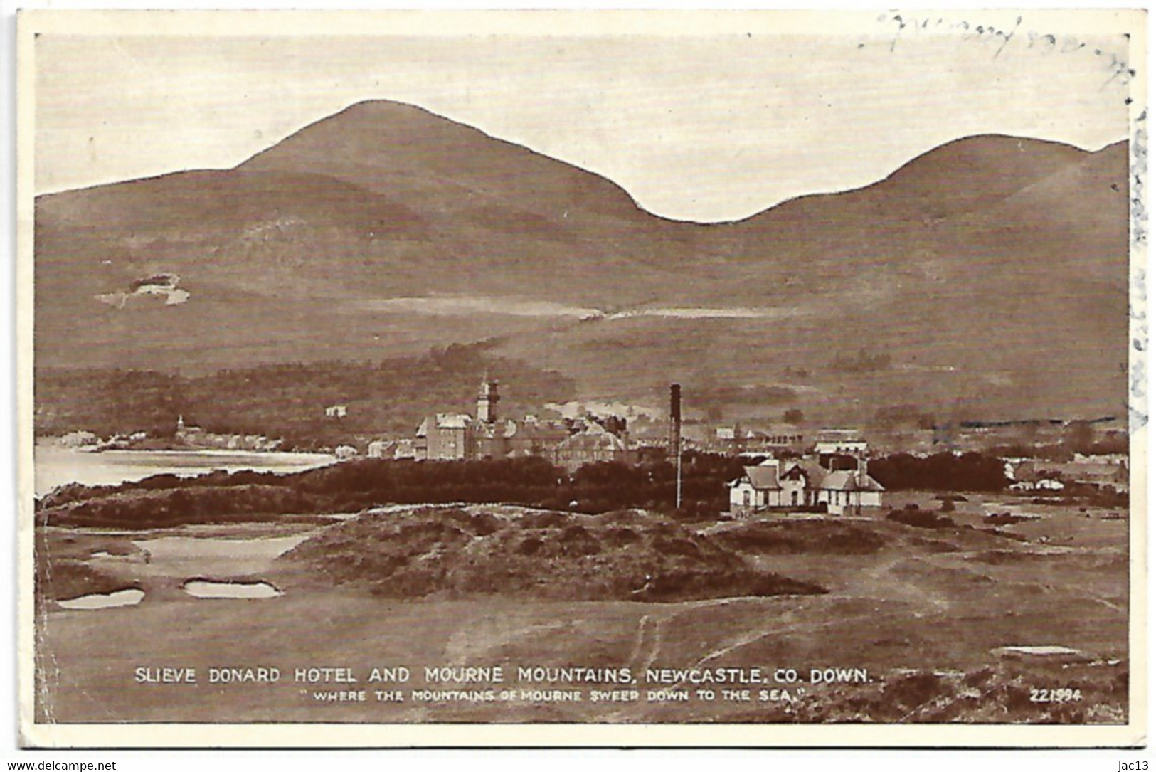 L120D1256 - Irlande Du Nord - SlieveDonard Hotel And Mourne Moutains, Newcastle, Co. Down ... - Down