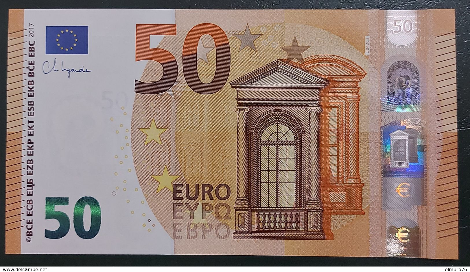 50 EURO U042C3 FRANCE Serie UB Lagarde Ch 97 Perfect UNC - 50 Euro