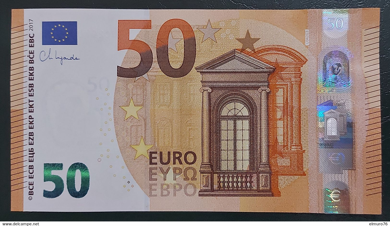 50 EURO U042G3 FRANCE Serie UC Lagarde Ch 97 Perfect UNC - 50 Euro