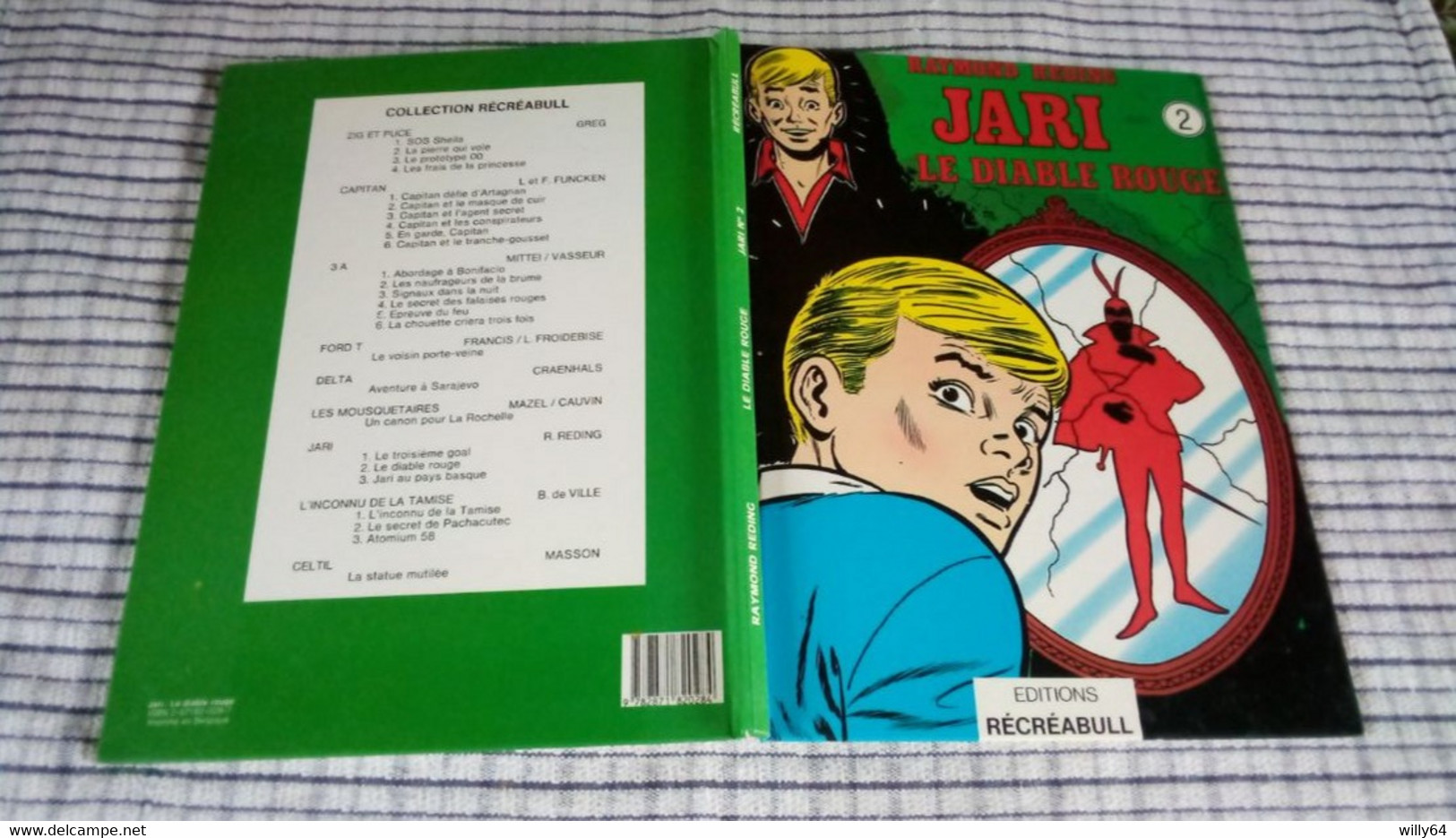 JARI    " Le Diable Rouge " T2   EO 1986   EDITIONS: DUPUIS   Comme Neuve - Ginger