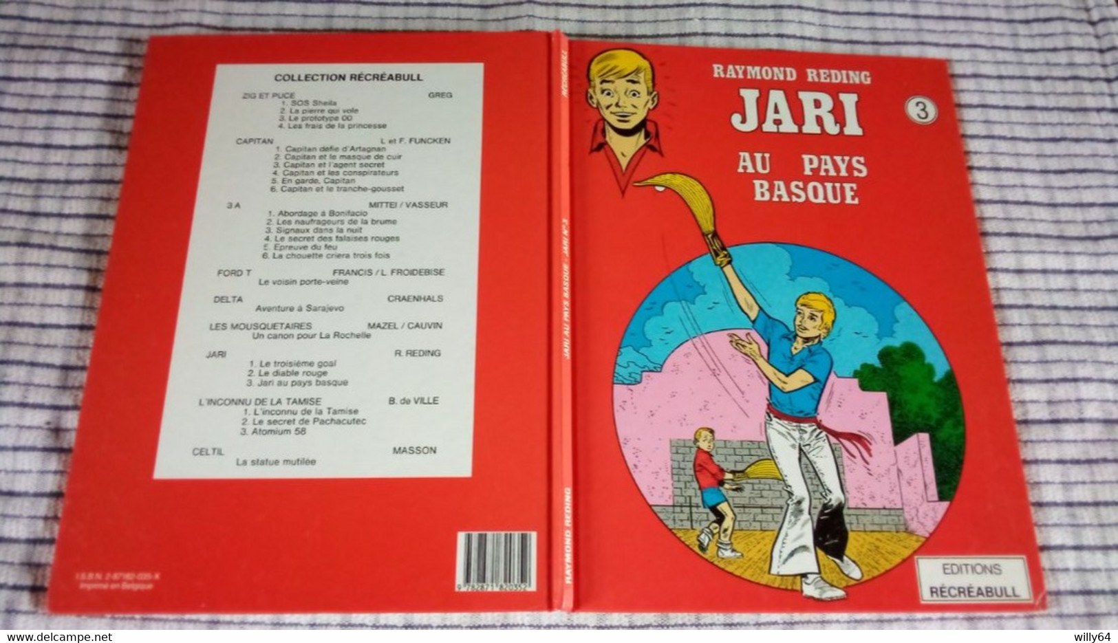 JARI    " Au Pays Basque " T3   EO 1987   EDITIONS: DUPUIS   Comme Neuve - Ginger