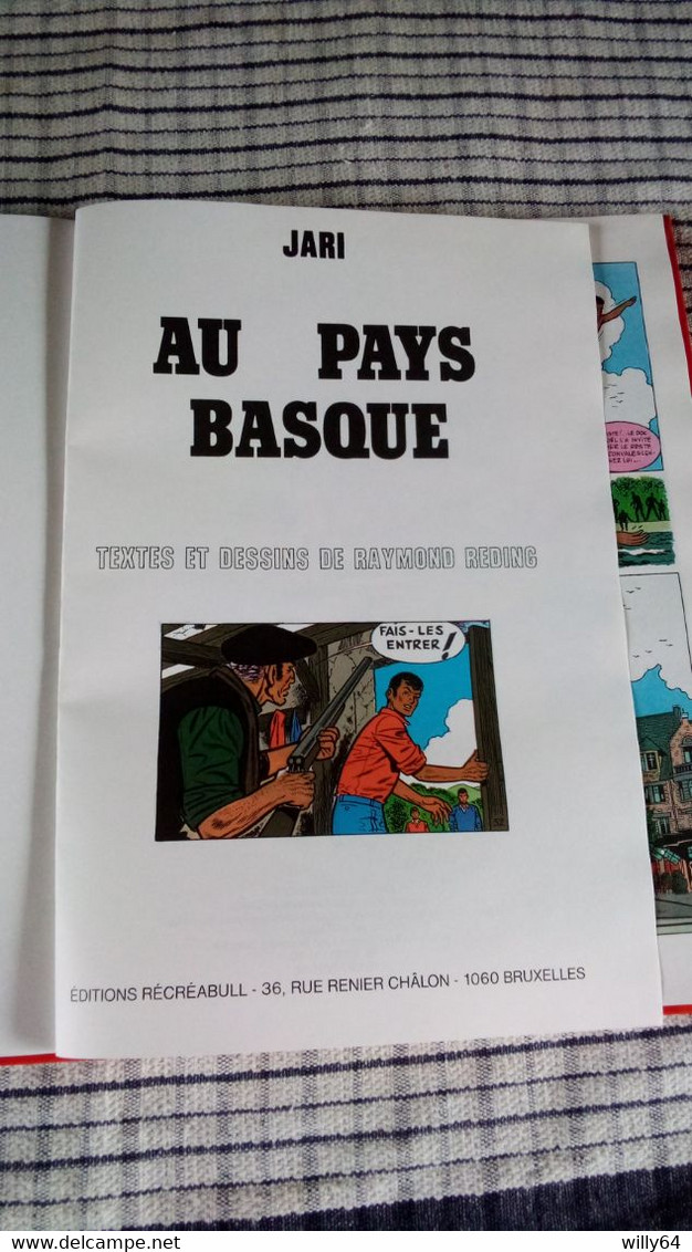 JARI    " Au Pays Basque " T3   EO 1987   EDITIONS: DUPUIS   Comme Neuve - Ginger