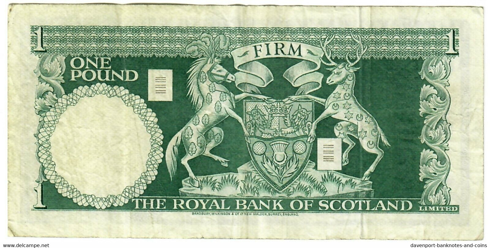 Scotland 1 Pound 1969 VF Royal Bank Of Scotland - 1 Pond