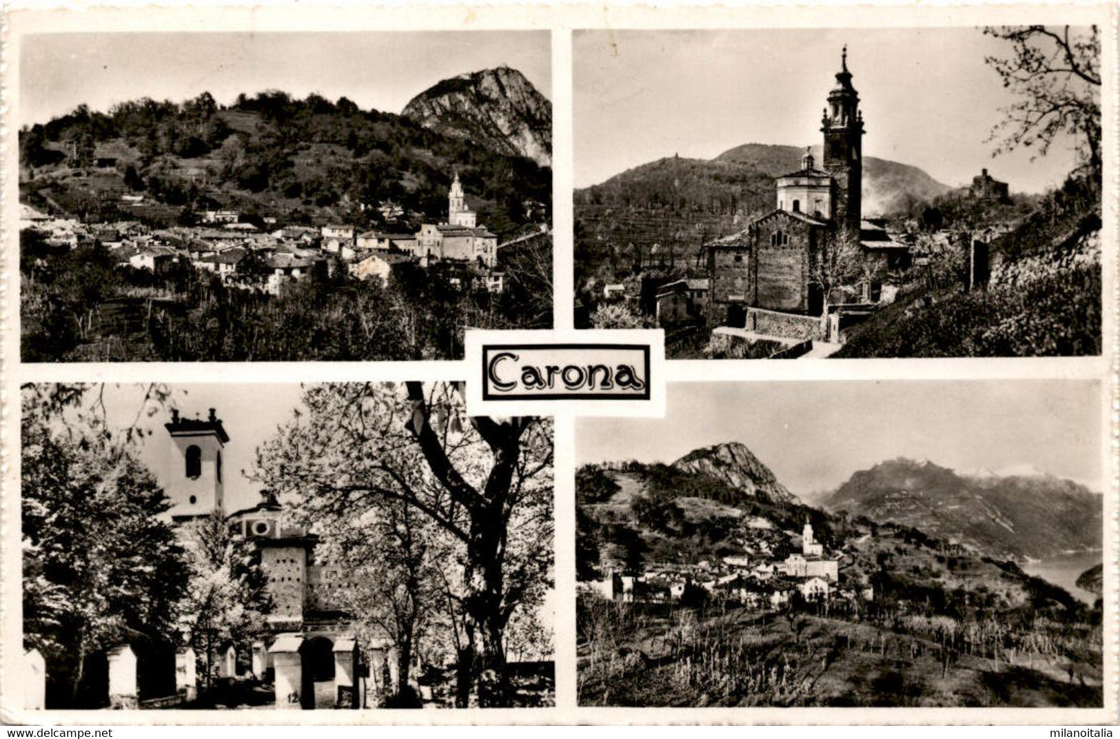 Carona - 4 Bilder (2966) * 28. 7. 1955 - Carona 