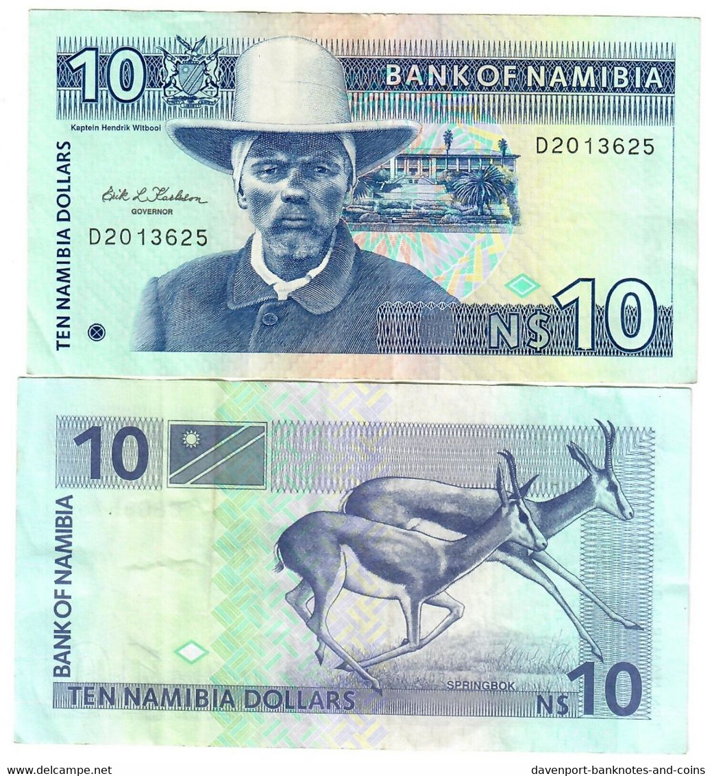 Namibia 10 Dollars 1993 VF - Namibie