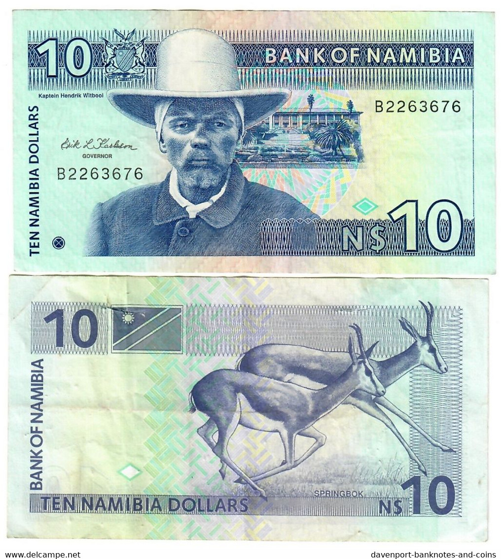 Namibia 10 Dollars 1993 F - Namibië