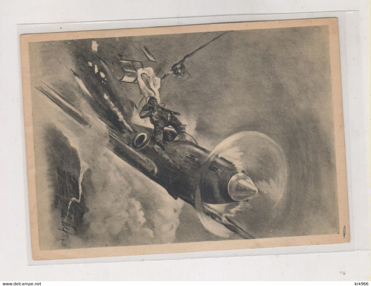 ITALY WW II WAR PROPAGANDA Postcard - War Propaganda