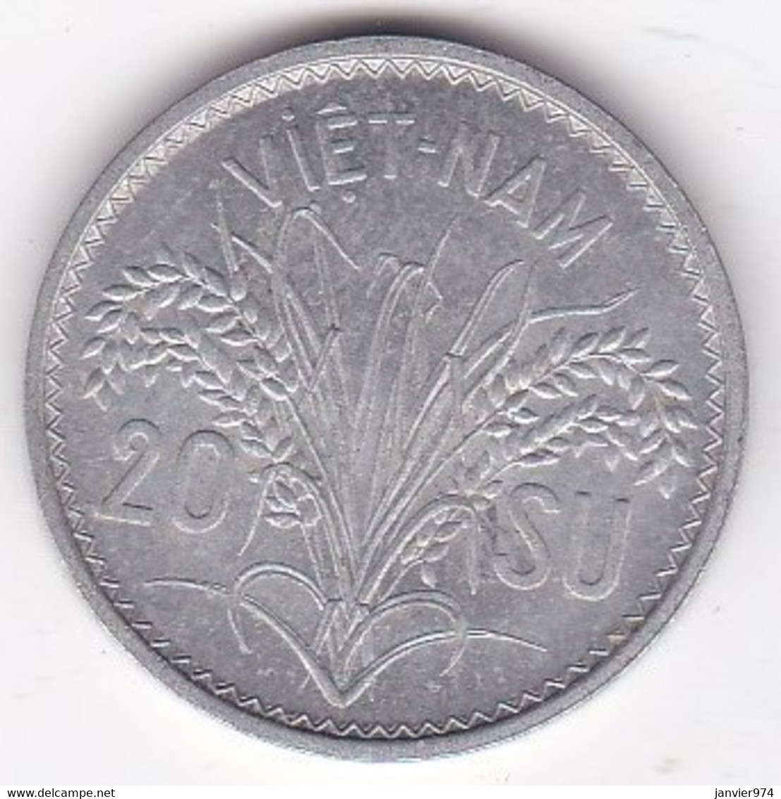 Vietnam Du Sud 20 SU 1953, En Aluminium , KM# 2 , En Sup / XF - Viêt-Nam