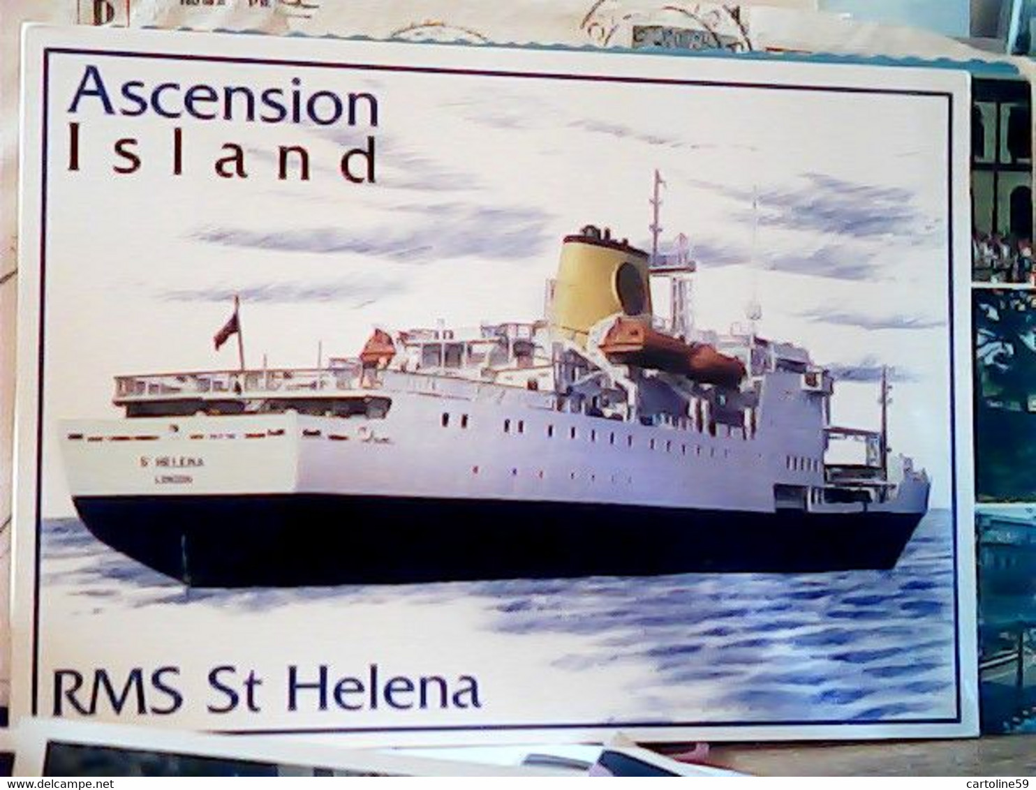 ASCENSION ISLAND NAVE SHIP FERRY  RMS ST HELENA N2000 JG9478 - Ascension (Ile)
