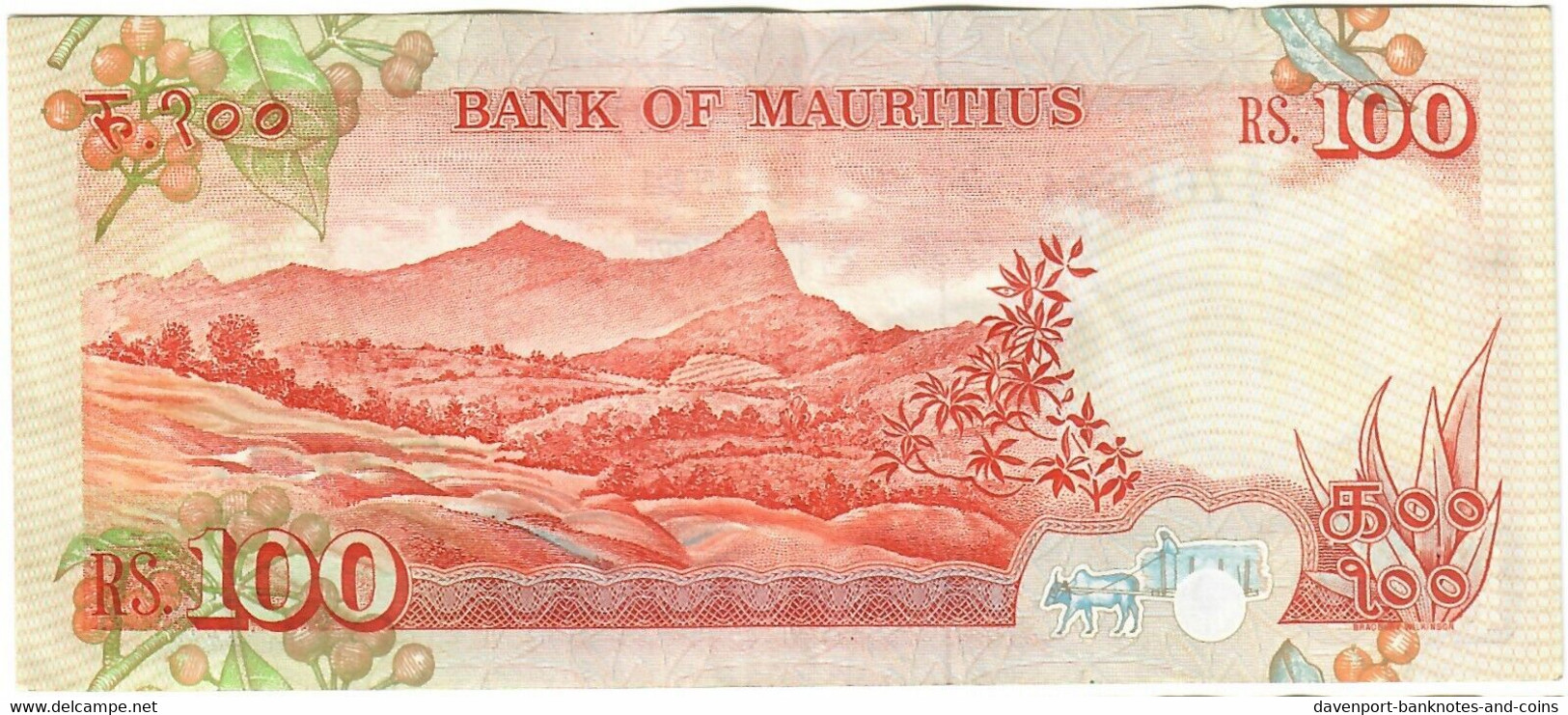 Mauritius 100 Rupees 1986 EF - Mauricio
