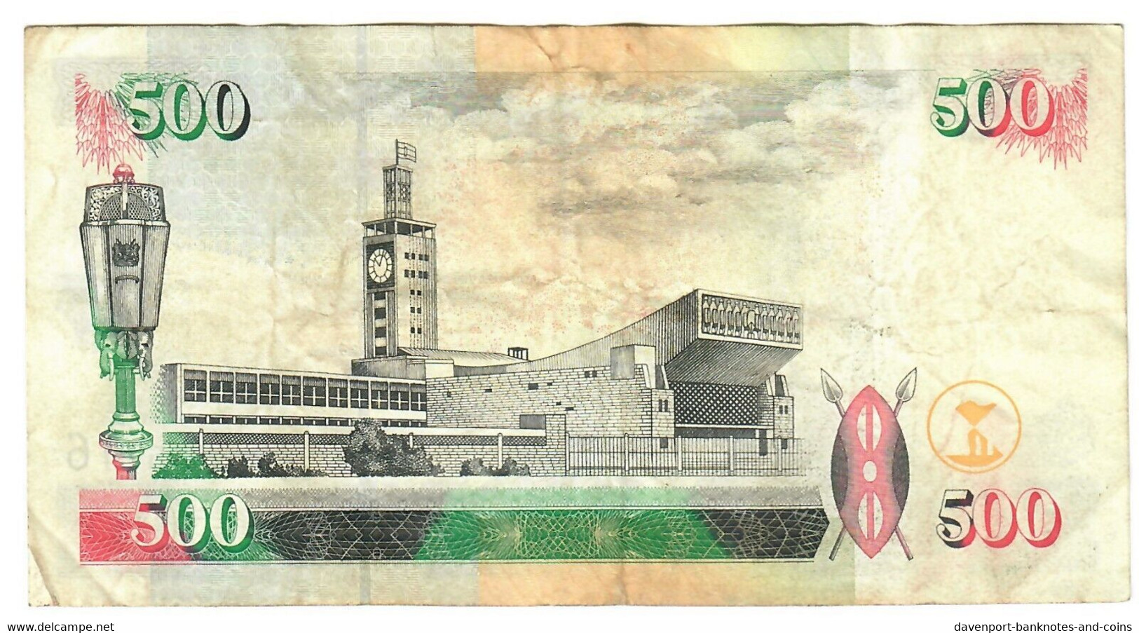 Kenya 500 Shillings 1997 F - Kenia