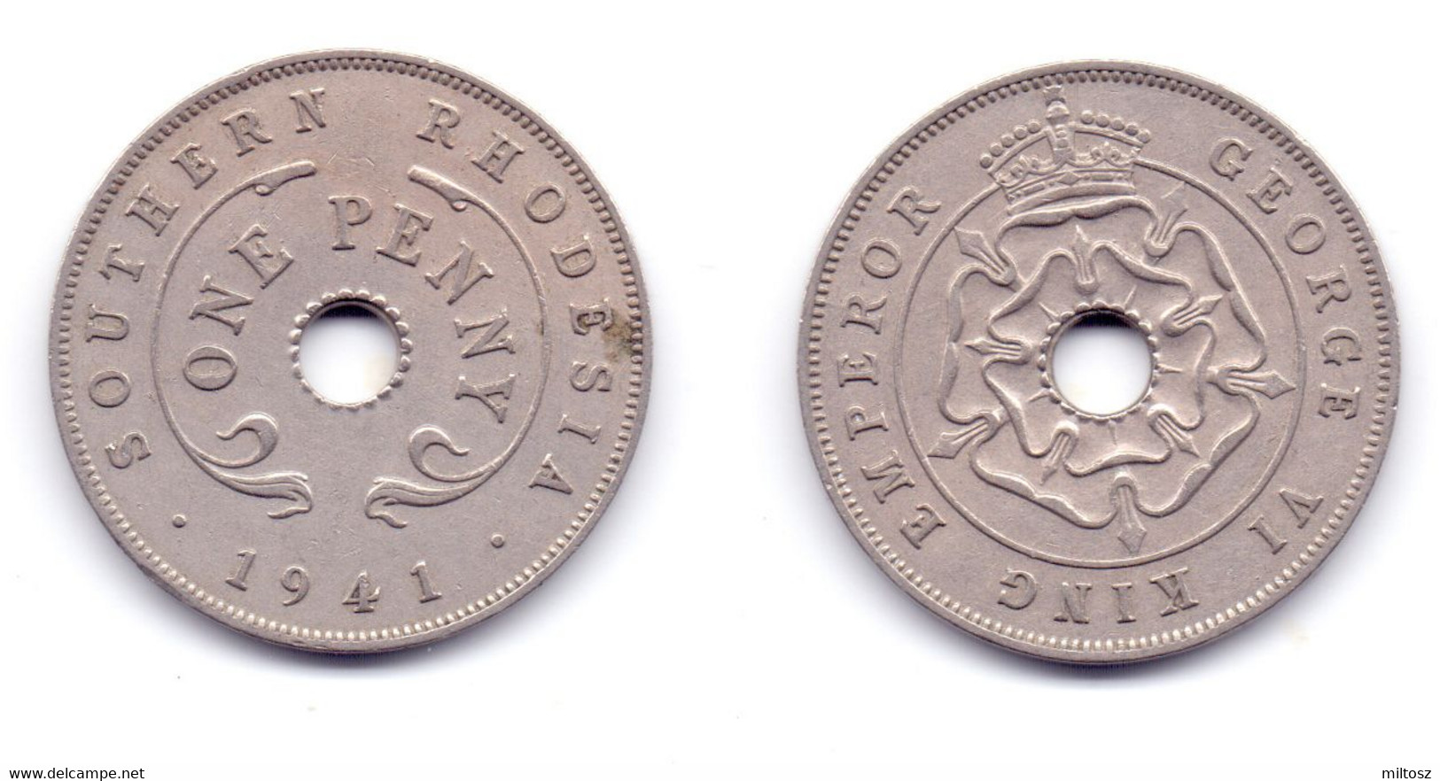 Southern Rhodesia 1 Penny 1941 - Rhodésie