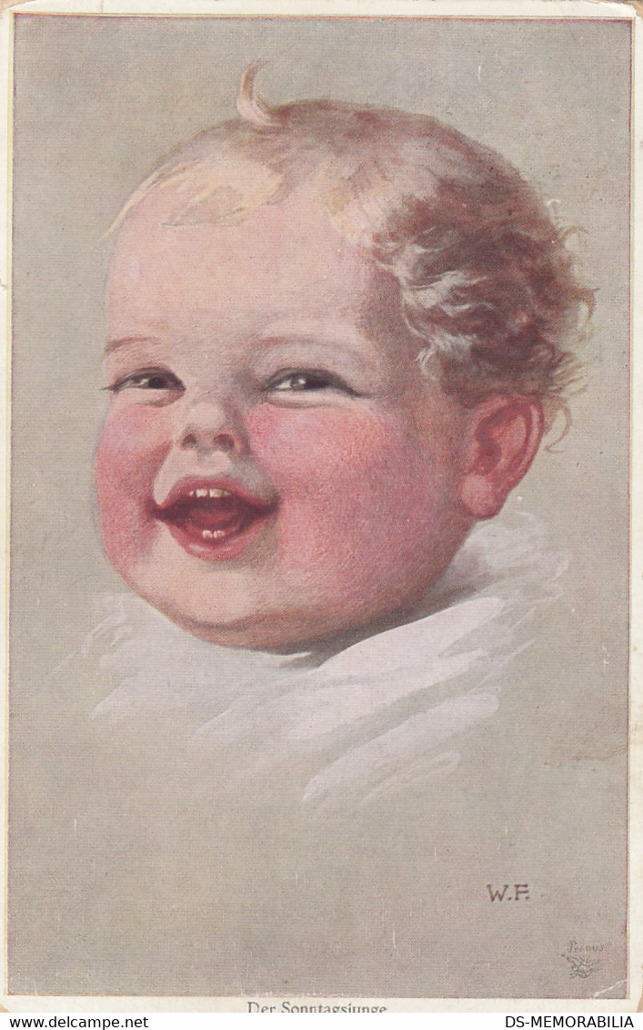 Wally Fialkowska - Sweet Smiling Baby 1922 - Fialkowska, Wally