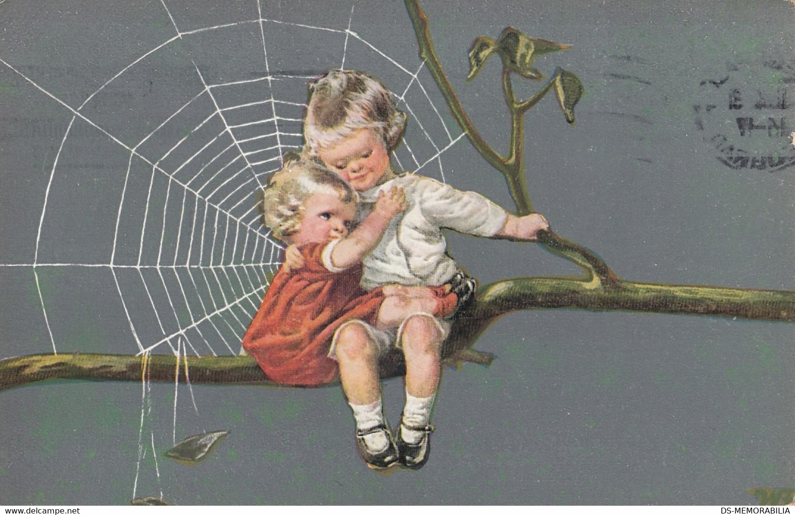 Wally Fialkowska - Children , Spider Net 1931 - Fialkowska, Wally