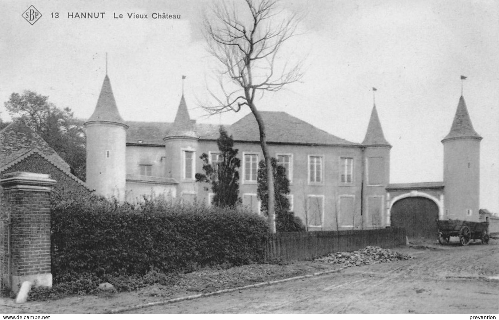 HANNUT - Le Vieux Château - Carte Circulé En 1900 - Hannut