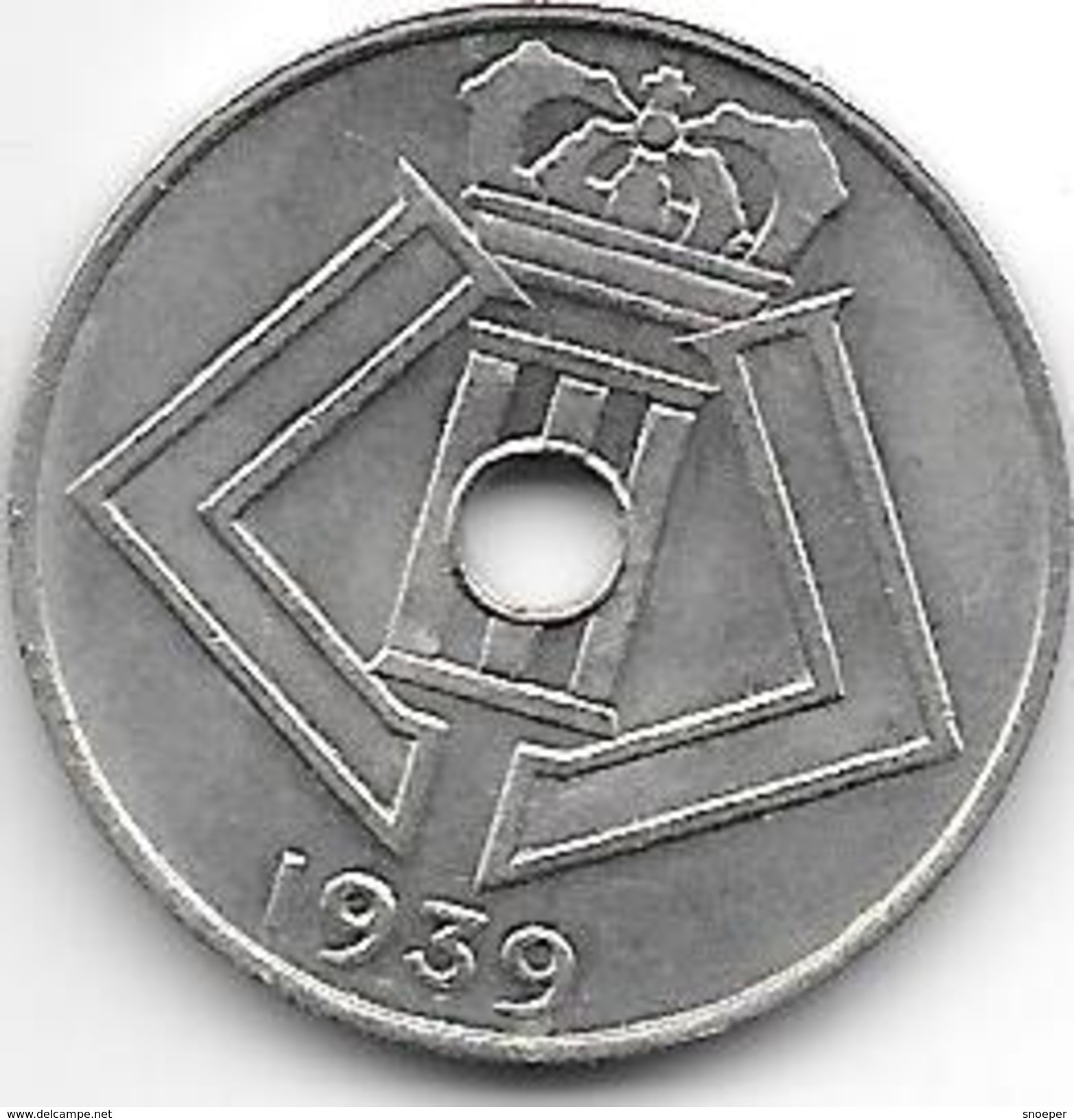 Belguim 10 Centimes 1939 Dutch     Xf+ !!!!! - 10 Centimes