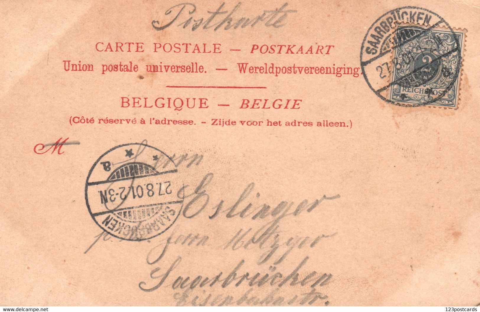 Belgique - Spa - L'Hôtel De Ville - 1901 - RARE! - Spa