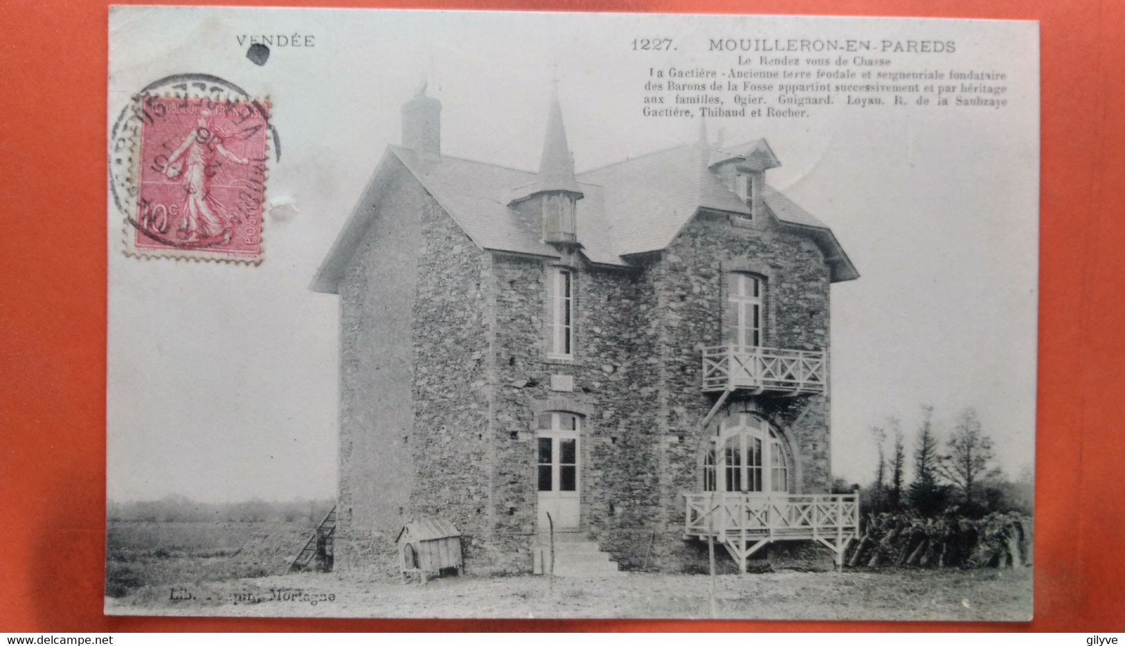 CPA (85) Mouilleron En Pareds. La Gactière. Rendez Vous De Chasse.   (Y.233) - Mouilleron En Pareds