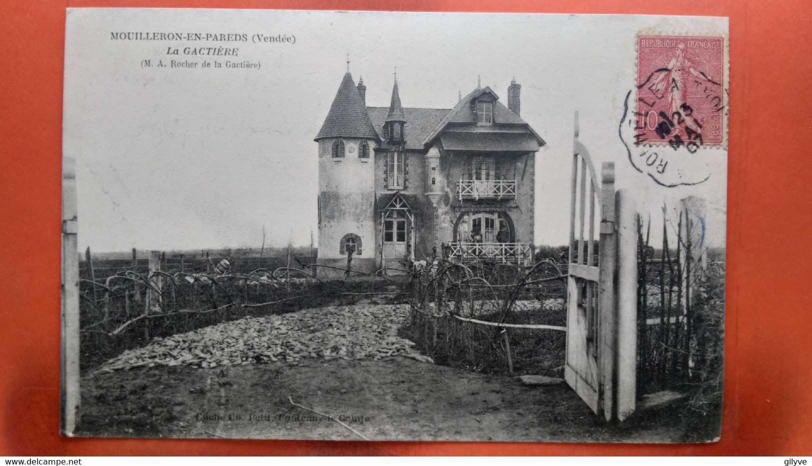 CPA (85) Mouilleron En Pareds. La Gactière. M.A. Rocher De La Gactière . Animée.  (Y.241) D - Mouilleron En Pareds