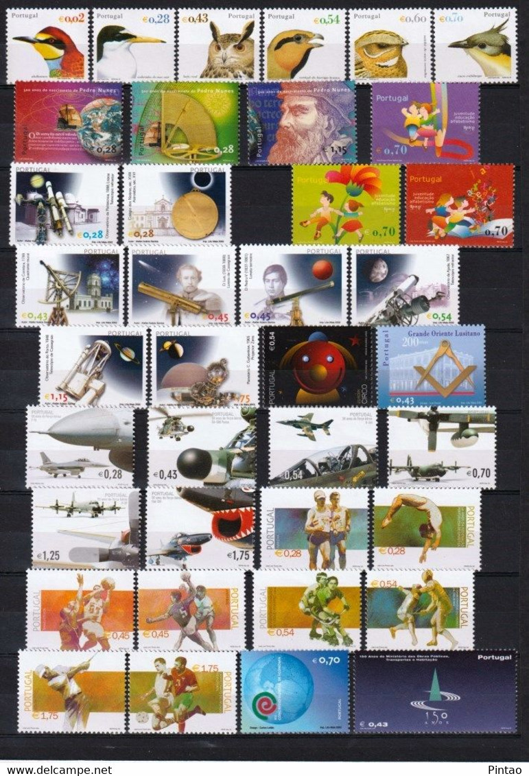 PORTUGAL 2002- MNH_ COMPLETO**_ PTS11046 - Ganze Jahrgänge