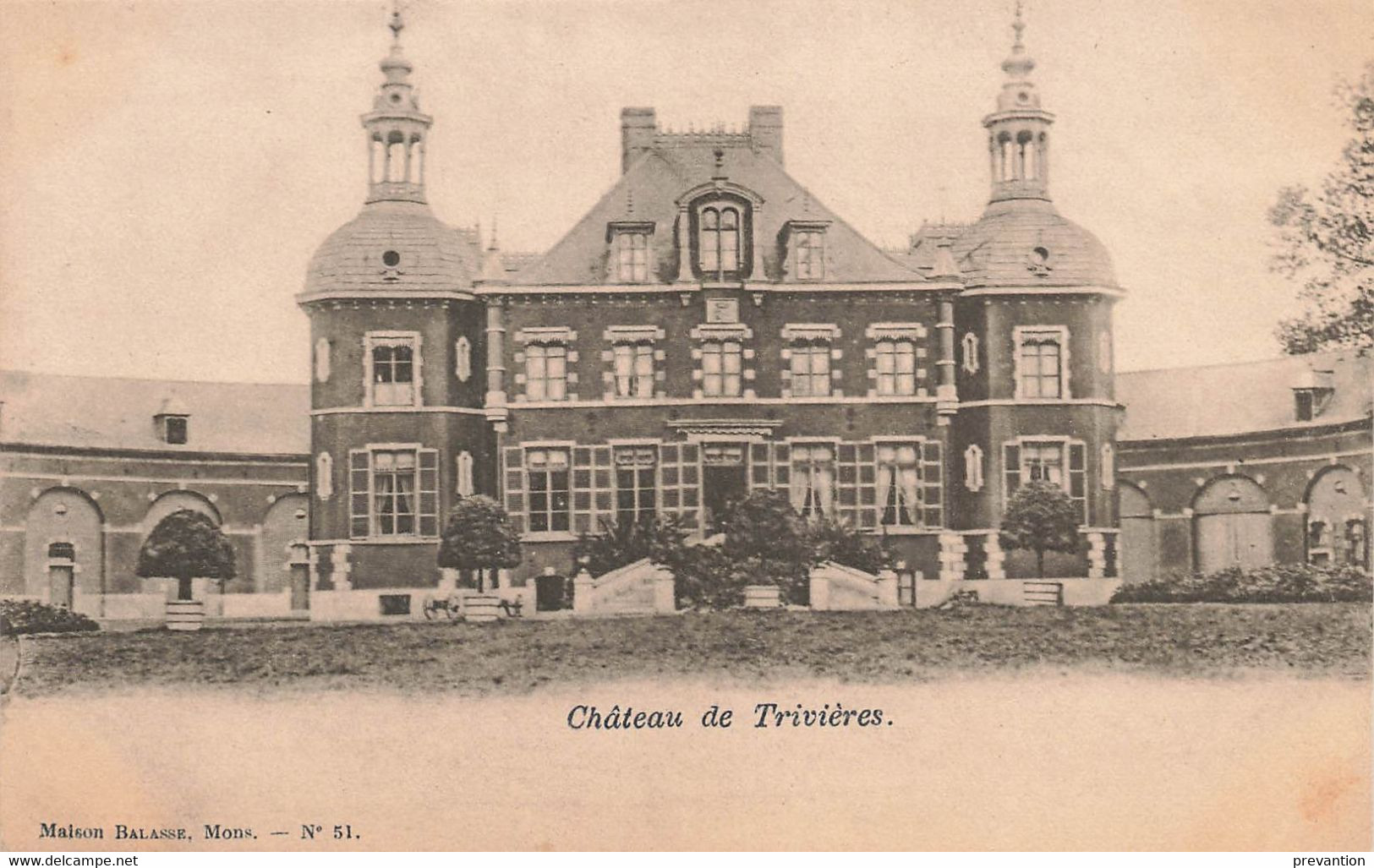 Château De TRIVIERES - Edit: Maison Balasse, Mons - N°51 - La Louvière