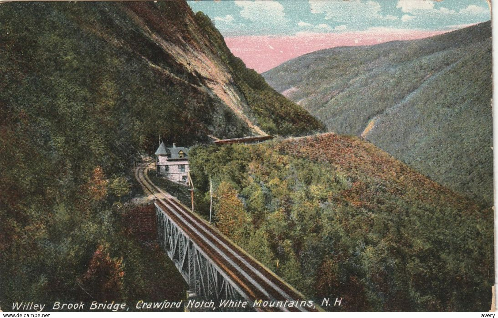 Willey Brook Bridge, Crawford Notch, White Mountains, New Hampshire - White Mountains