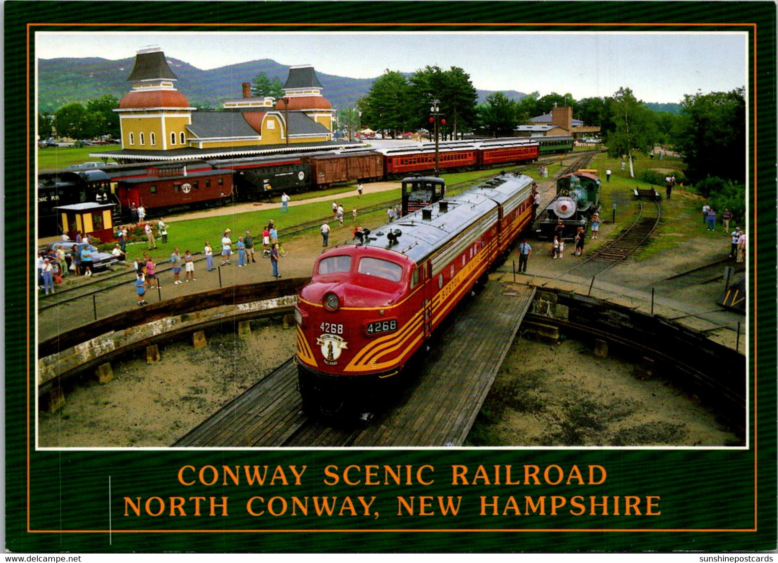 New Hampshire North Conway The Conway Scenic Railroad - White Mountains