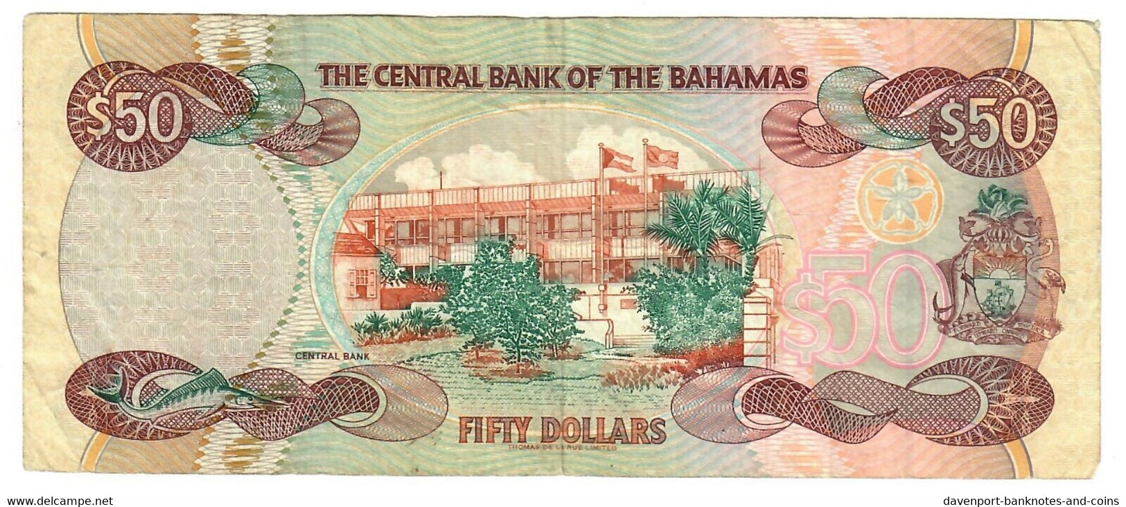 Bahamas 50 Dollars 1996 F - Bahamas