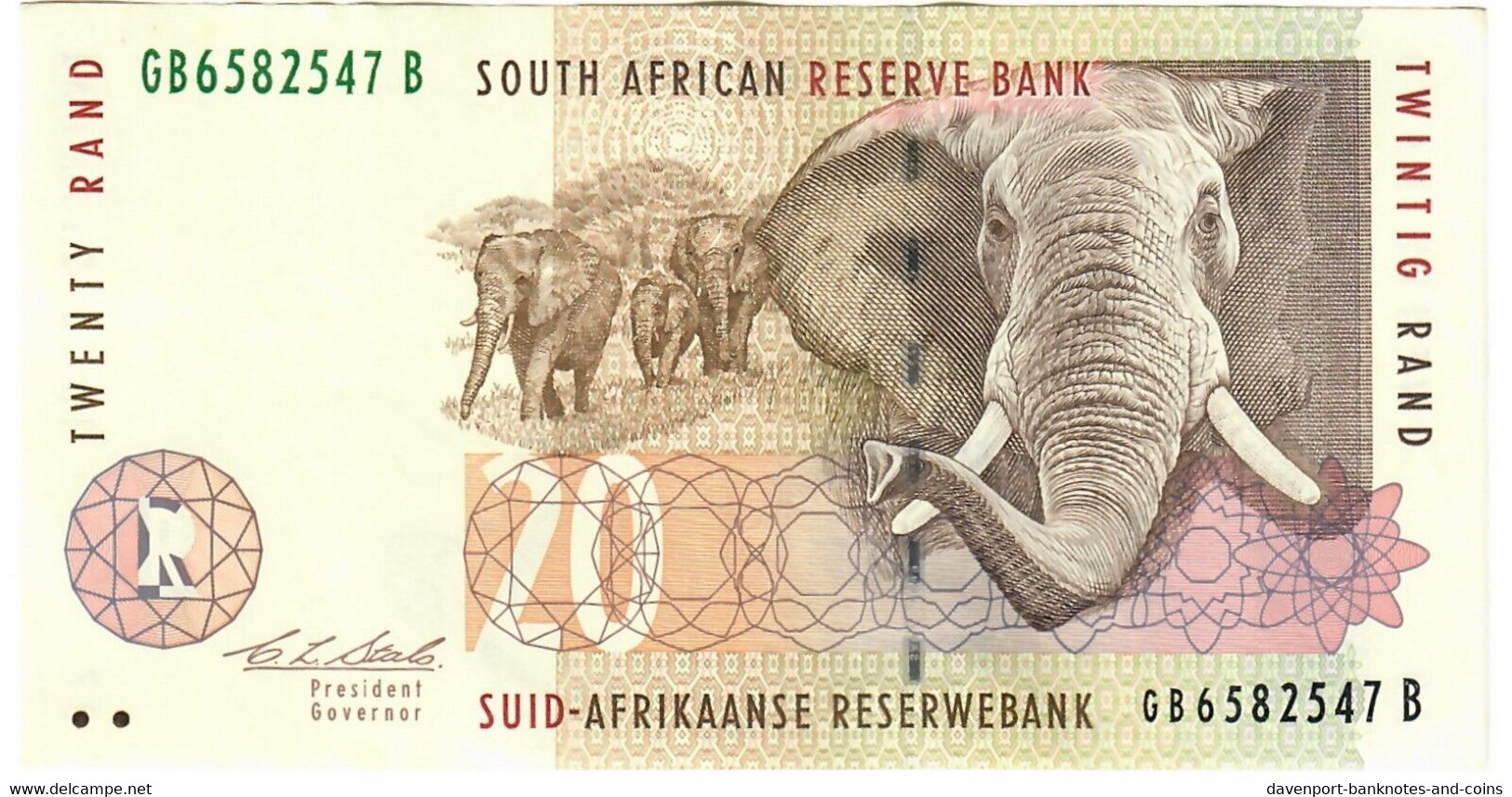 South Africa 20 Rand 1993 EF "Stals" - Afrique Du Sud