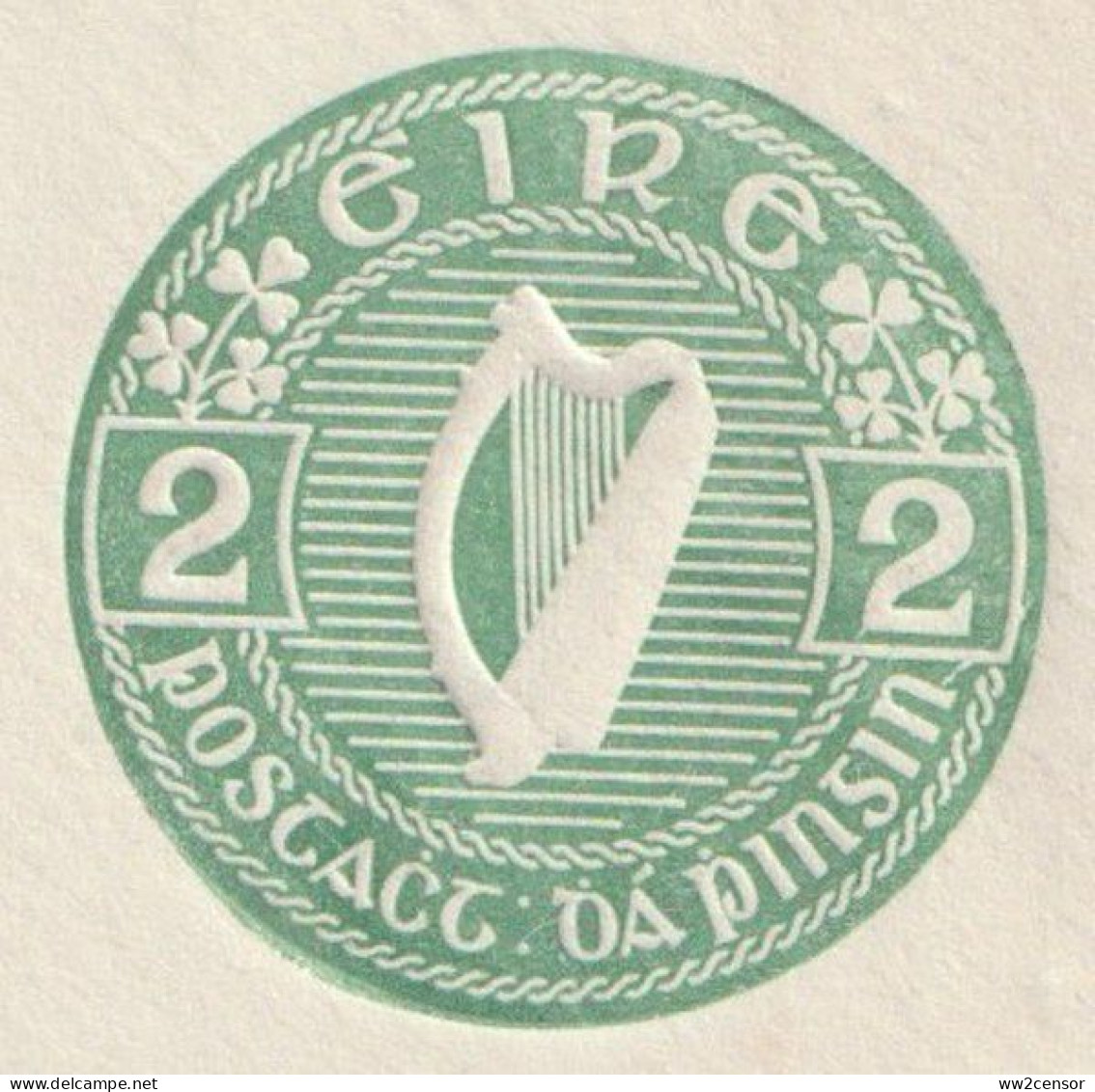 Ireland Irland Alliance & Dublin Consumers' Gas Co. Stamped To Order Postal Stationery 2d Envelope High Catalogue Value - Postal Stationery