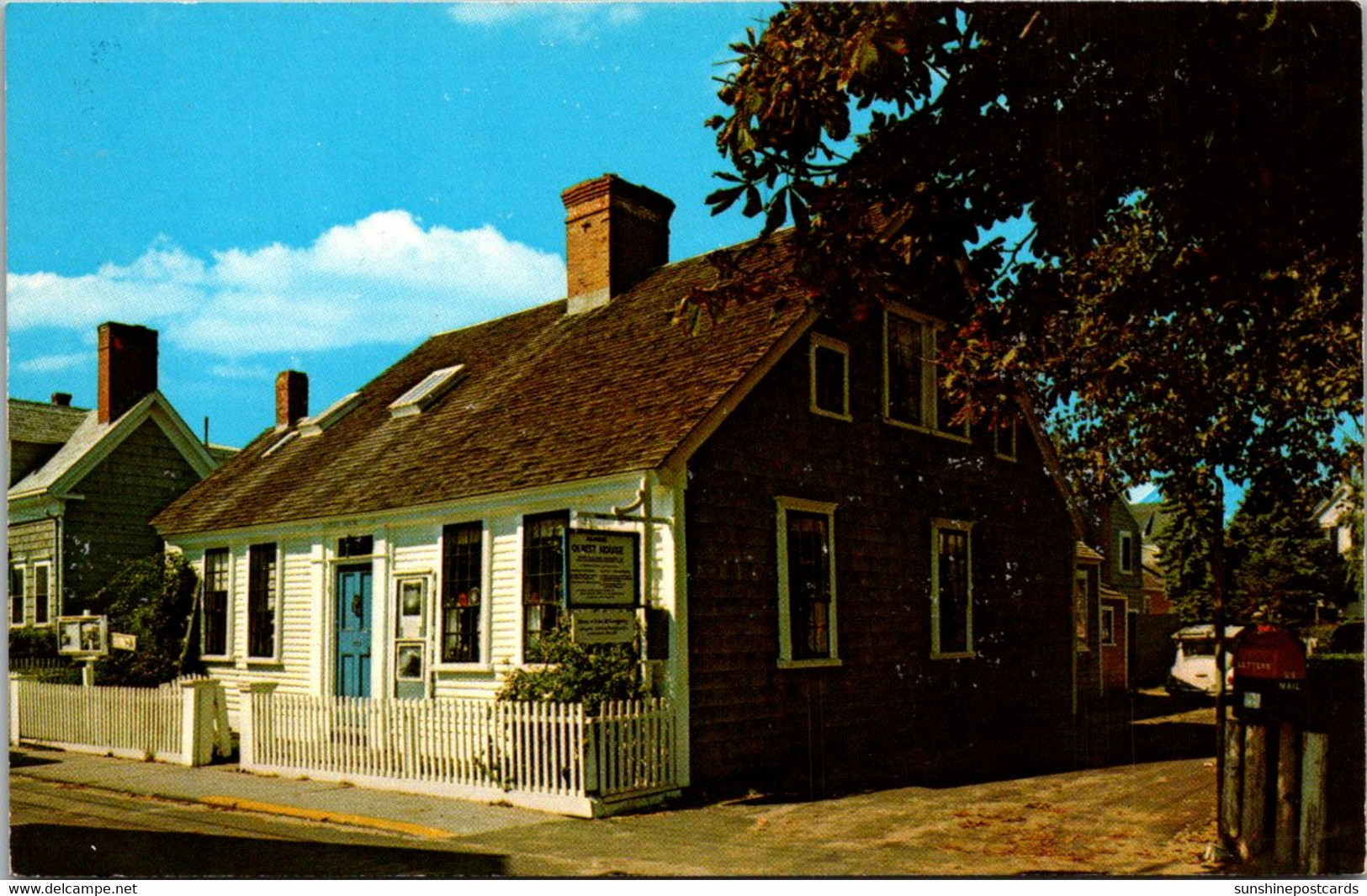 Massachusetts Cape Cod Provincetown The Oldest House Built 1746 - Cape Cod