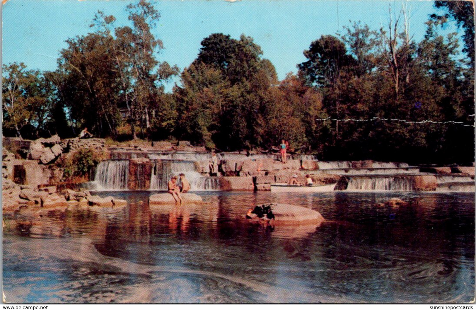 Canada Ontario Falls On The Sauble River Near Sauble Beach 1957 - Huntsville