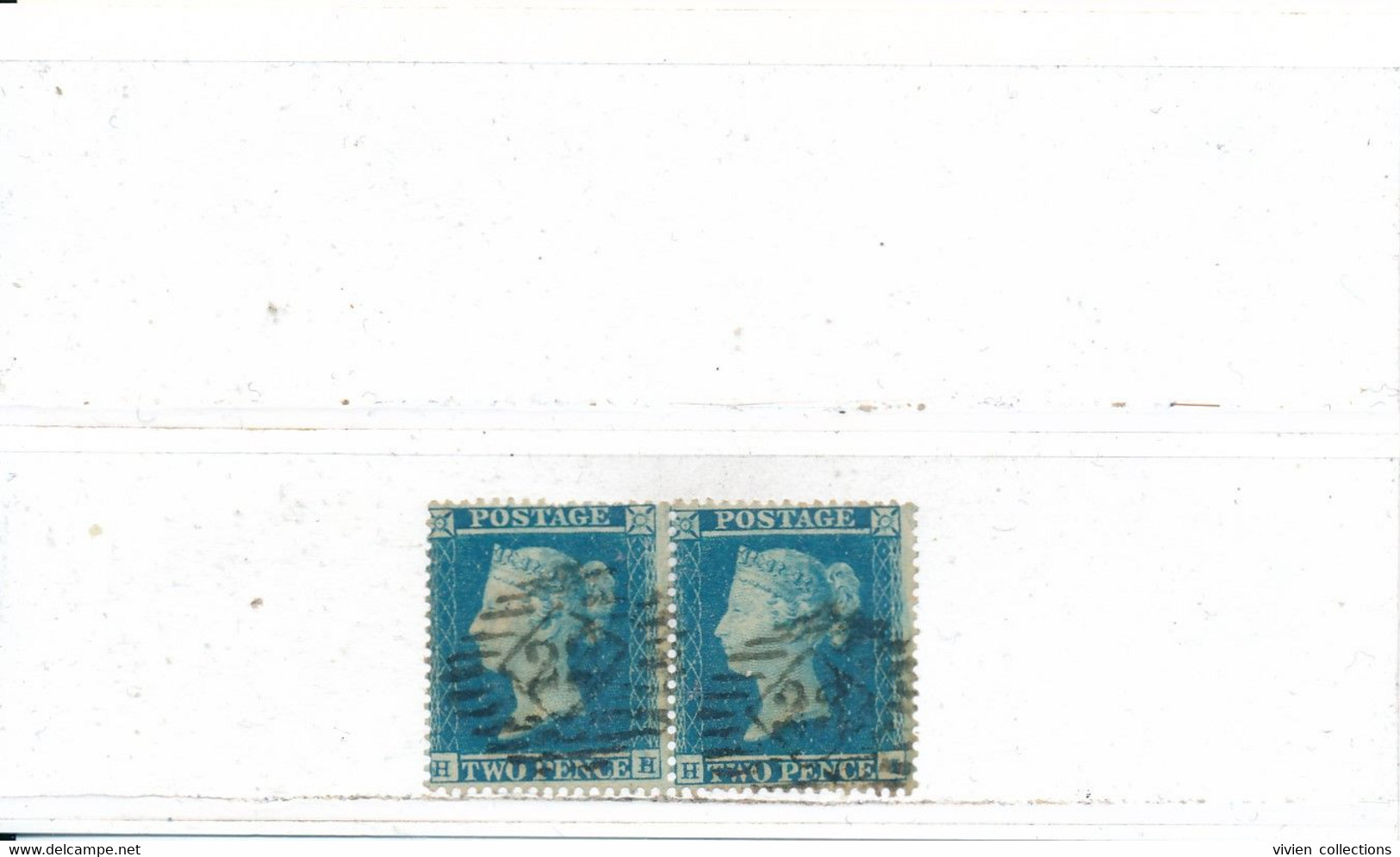 Grande Bretagne N° 9 En Paire Oblitéré - Used Stamps