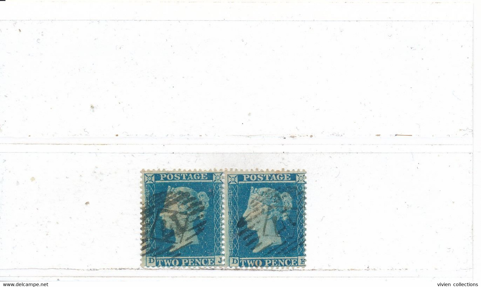 Grande Bretagne N° 9 En Paire Oblitéré - Used Stamps