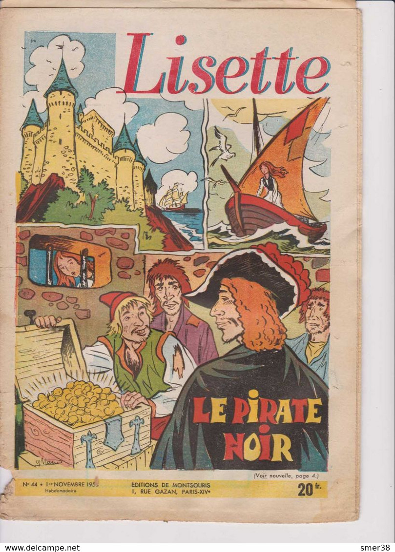 Lisette - Journal Des Fillettes  - 1953 -  N° 44 - 11/11/1953 - Lisette